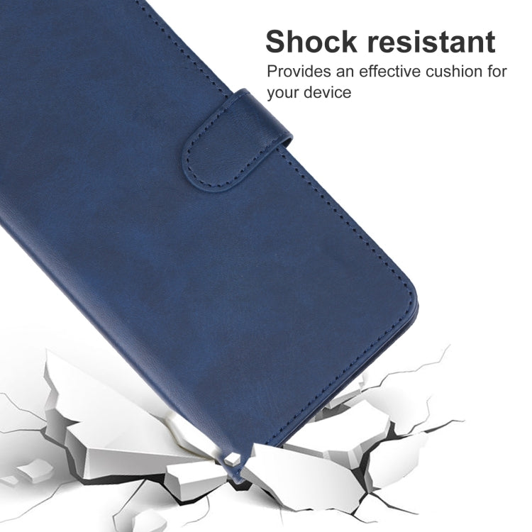 For OPPO Reno8 Z Leather Phone Case(Blue) Eurekaonline