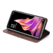 For OPPO Reno9 5G / Reno9 Pro 5G Cow Texture Magnetic Horizontal Flip Leather Phone Case(Dark Brown) Eurekaonline
