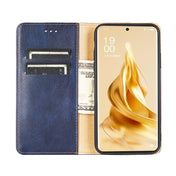 For OPPO Reno9 Pro+ 5G Gloss Oil Solid Color Magnetic Leather Phone Case(Brown) Eurekaonline