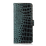 For OPPO Reno9 Pro+ Crocodile Top Layer Cowhide Leather Phone Case(Green) Eurekaonline