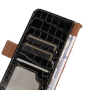 For OPPO Reno9 / Reno9 Pro Crocodile Top Layer Cowhide Leather Phone Case(Black) Eurekaonline