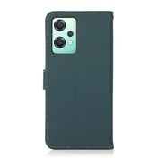 For OnePlus Nord CE 2 Lite 5G KHAZNEH Custer Genuine Leather RFID Phone Case(Green) Eurekaonline