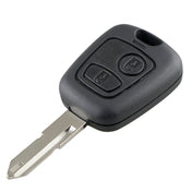 For PEUGEOT 206 2 Buttons Intelligent Remote Control Car Key with Integrated Chip & Battery, Frequency: 433MHz Eurekaonline