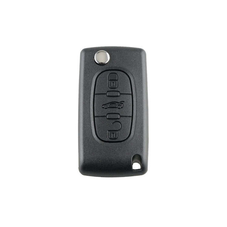 For PEUGEOT Car Keys Replacement 3 Buttons Car Key Case with Grooved, without Holder Eurekaonline