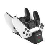 For PS5 SYP-1018 Gamepad Charging Bracket Dual Dock Charger with LED Indicator Eurekaonline