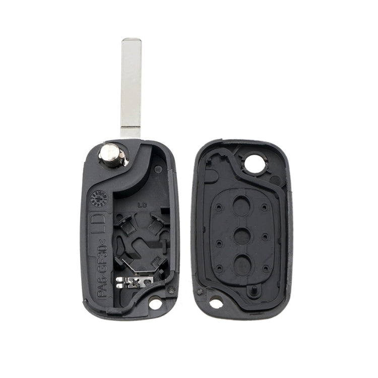 For RENAULT Clio / Megane / Kangoo / Modus Car Keys Replacement 3 Buttons Car Key Case with Foldable Key Blade Eurekaonline