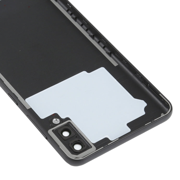 For Samsung Galaxy A02 Battery Back Cover with Camera Lens Cover (Black) Eurekaonline