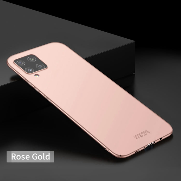 For Samsung Galaxy A42 5G / M42 5G MOFI Frosted PC Ultra-thin Hard Phone Case(Rose gold) Eurekaonline