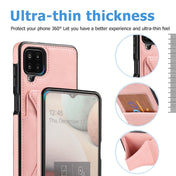 For Samsung Galaxy A42 5G Ultra-thin Shockproof Protective Case with Holder & Metal Magnetic Function(Rose Gold) Eurekaonline