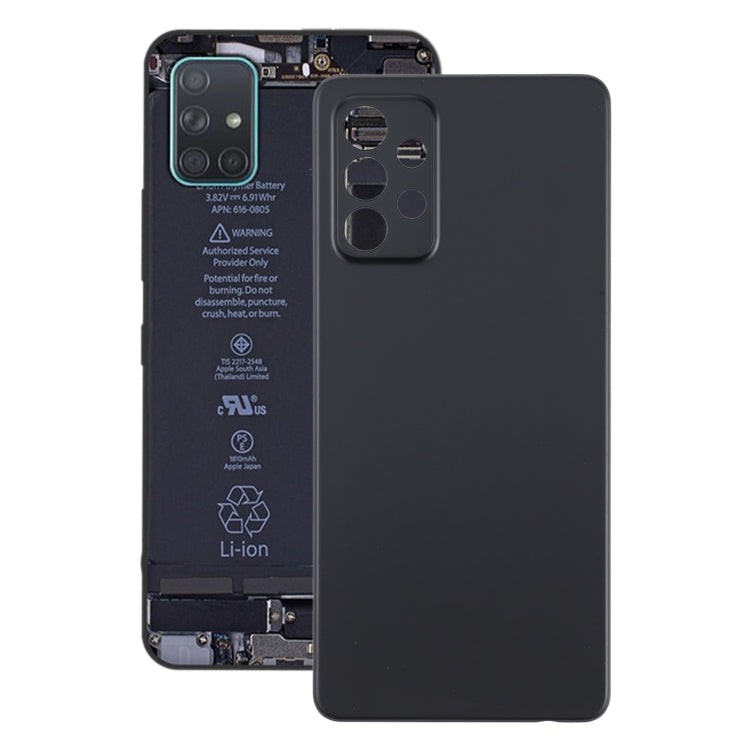 For Samsung Galaxy A72 5G Battery Back Cover (Black) Eurekaonline