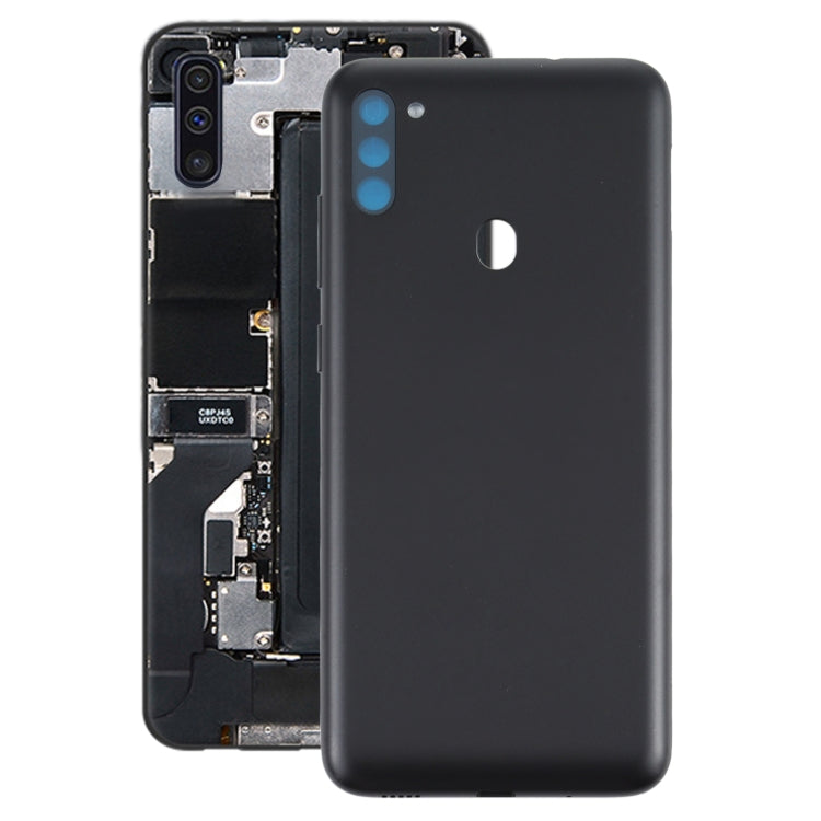 For Samsung Galaxy M11 SM-M115F Battery Back Cover (Black) Eurekaonline