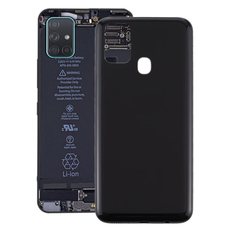 For Samsung Galaxy M31 / Galaxy M31 Prime Battery Back Cover (Black) Eurekaonline