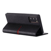 For Samsung Galaxy Note 20 GEBEI Top-grain Leather Horizontal Flip Protective Case with Holder & Card Slots & Wallet & Photo Frame(Black) Eurekaonline