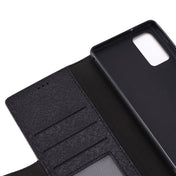 For Samsung Galaxy Note 20 GEBEI Top-grain Leather Horizontal Flip Protective Case with Holder & Card Slots & Wallet & Photo Frame(Black) Eurekaonline