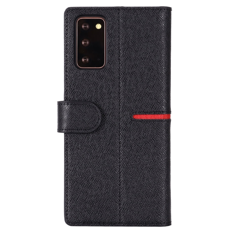 For Samsung Galaxy Note 20 GEBEI Top-grain Leather Horizontal Flip Protective Case with Holder & Card Slots & Wallet & Photo Frame(Black) Eurekaonline