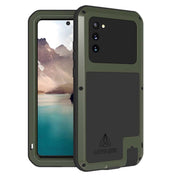 For Samsung Galaxy Note 20 LOVE MEI Metal Shockproof Waterproof Dustproof Protective Case without Glass(Army Green) Eurekaonline