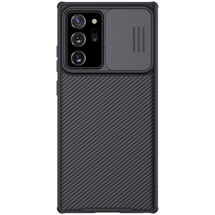 For Samsung Galaxy Note 20 Ultra NILLKIN Black Mirror Pro Series Camshield Full Coverage Dust-proof Scratch Resistant Phone Case(Black) Eurekaonline