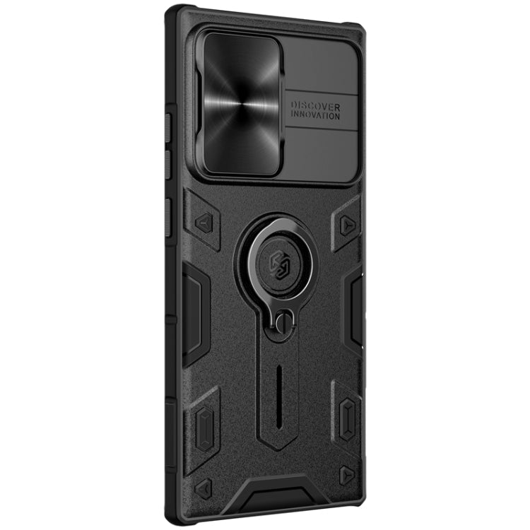 For Samsung Galaxy Note 20 Ultra NILLKIN Shockproof CamShield Armor Protective Case with Invisible Ring Holder(Black) Eurekaonline