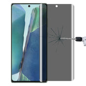 For Samsung Galaxy Note20 0.3mm 9H Surface Hardness 3D Curved Surface Privacy Glass Film Eurekaonline