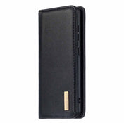 For Samsung Galaxy Note20 2 in 1 Detachable Magnetic Horizontal Flip Genuine Leather Case with Holder & Card Slots & Wallet(Black) Eurekaonline