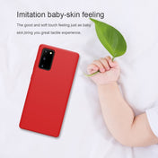 For Samsung Galaxy Note20 NILLKIN Flex Pure Series Solid Color Liquid Silicone Dropproof Protective Case(Red) Eurekaonline