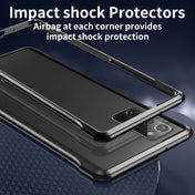 For Samsung Galaxy Note20 Shockproof Ultra-thin Metal Protective Frame(Black) Eurekaonline