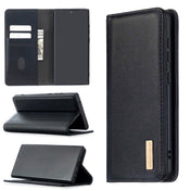 For Samsung Galaxy Note20 Ultra 2 in 1 Detachable Magnetic Horizontal Flip Genuine Leather Case with Holder & Card Slots & Wallet(Black) Eurekaonline