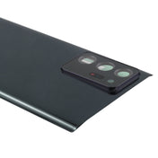 For Samsung Galaxy Note20 Ultra Battery Back Cover with Camera Lens Cover (Black) Eurekaonline