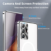 For Samsung Galaxy Note20 Ultra MagSafe Frosted Metal Phone Case(Silver) Eurekaonline