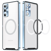 For Samsung Galaxy S20 FE Frosted Metal Phone Case(Blue) Eurekaonline