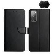 For Samsung Galaxy S20 FE Genuine Leather Fingerprint-proof Horizontal Flip Phone Case(Black) Eurekaonline