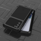 For Samsung Galaxy S20 FE LOVE MEI Metal Shockproof Waterproof Dustproof Protective Case with Glass(Black) Eurekaonline