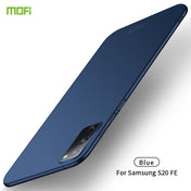 For Samsung Galaxy S20 FE MOFI Frosted PC Ultra-thin Hard Case(Blue) Eurekaonline