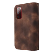 For Samsung Galaxy S20 FE Multifunctional Card Slot Zipper Wallet Leather Phone Case(Brown) Eurekaonline