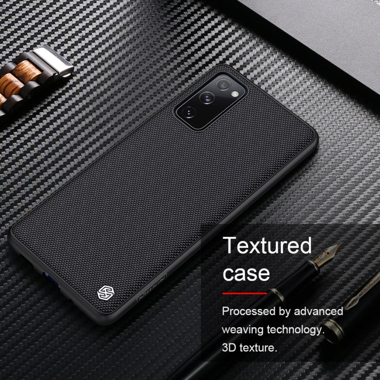 For Samsung Galaxy S20 FE NILLKIN Shockproof TPU + PC Textured Protective Case(Black) Eurekaonline