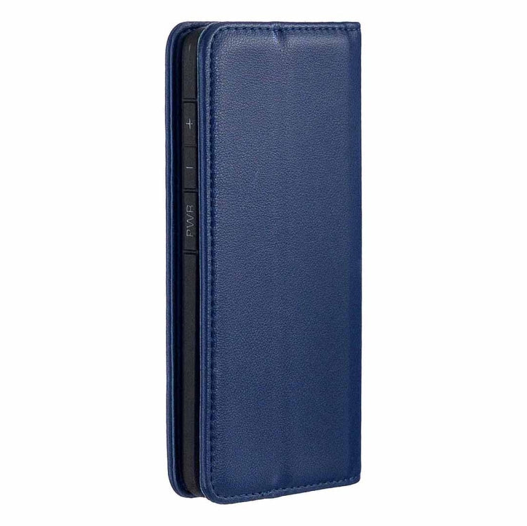 For Samsung Galaxy S20 Ultra 2 in 1 Detachable Magnetic Horizontal Flip Genuine Leather Case with Holder & Card Slots & Wallet(Blue) Eurekaonline