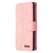 For Samsung Galaxy S20 Ultra Detachable Frosted Magnetic Horizontal Flip PU Leather Case with Card Slots & Holder & Zipper Wallet & Photo Frame(Pink) Eurekaonline