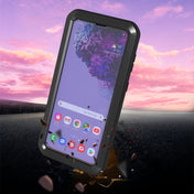 For Samsung Galaxy S21+ 5G LOVE MEI Metal Shockproof Waterproof Dustproof Protective Case with Glass(Black) Eurekaonline