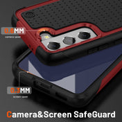 For Samsung Galaxy S21 5G PC + TPU Shockproof Protective Phone Case(Red+Black) Eurekaonline