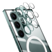 For Samsung Galaxy S21+ Frosted Metal Phone Case(Green) Eurekaonline
