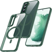 For Samsung Galaxy S22 5G Acrylic PC MagSafe Phone Case(Green) Eurekaonline