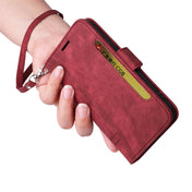 For Samsung Galaxy S22 5G BETOPNICE Dual-side Buckle Leather Phone Case(Red) Eurekaonline