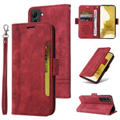 For Samsung Galaxy S22 5G BETOPNICE Dual-side Buckle Leather Phone Case(Red) Eurekaonline