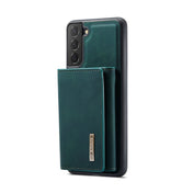 For Samsung Galaxy S22 5G DG.MING M1 Series 3-Fold Multi Card Wallet + Magnetic Phone Case(Green) Eurekaonline