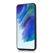 For Samsung Galaxy S22 5G Denior DV Elastic Card PU Back Cover Phone Case(Brown) Eurekaonline