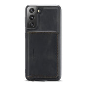 For Samsung Galaxy S22 5G JEEHOOD Magnetic Zipper Horizontal Flip Phone Leather Case(Black) Eurekaonline