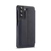 For Samsung Galaxy S22 5G LC.IMEEKE Hon Ancient Series Horizontal Flip Leather Phone Case(Black) Eurekaonline