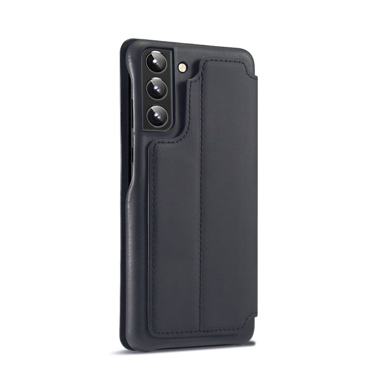 For Samsung Galaxy S22 5G LC.IMEEKE Hon Ancient Series Horizontal Flip Leather Phone Case(Black) Eurekaonline