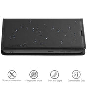 For Samsung Galaxy S22 5G LC.IMEEKE LC-001 Series PU + TPU Color Matching Frosted Leather Phone Case(Black) Eurekaonline