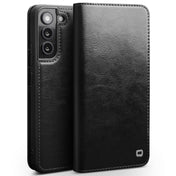 For Samsung Galaxy S22 5G QIALINO Genuine Leather Phone Case(Black) Eurekaonline